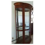 Curve Glass China Cabinet