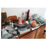 Tables Full Of Collectibles & Household