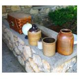 More Crocks, Jugs, Basket