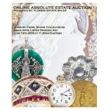 ABSOLUTE ONLINE ESTATE SALE AUCTION - Fine Jewelry, Silver, Coins, Collectibles