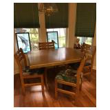 kitchen table 4 chairs 2 leaves