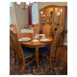 Stanley table and china cabinet