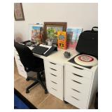 Desk and drawers