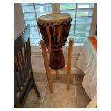 Old African drum