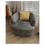 2 barrel chairs