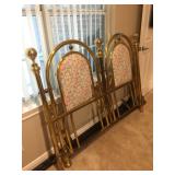 Brass headboard
