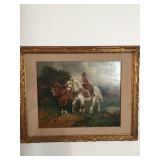 P. Michelli, Oil on canvas, Impressionist Painting, signed lower left corner