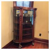 Claw Foot China Cabinet