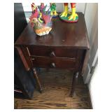 Antique drop leaf table