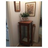 small curio cabinet