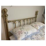 Brass bed