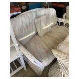White Wicker furniture