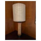 Cork base lamp
