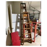 ladders & refrigerator
