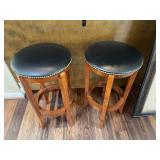 pair bar stools