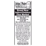 Brand New Indoor/Outdoor Flea Market