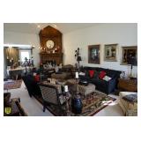 Surrey Hills Designer Estate Sale with Modern Furniture on Golf Course