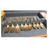 55 Pcs. of Gorham Chapel Rose Sterling, manufactured between 1963 & 1991.