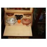 covered animal dishes