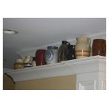 Old Pottery Pitchers