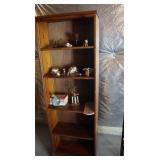 Wooden Shelf with Knick Knacks