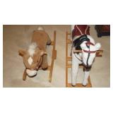 2 rocking horses