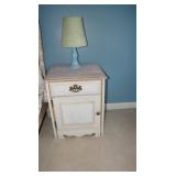 Nightstand  and Lamp
