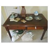 Leather top desk