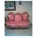 pink upholstery