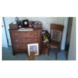 Walnut & Marble Dresser