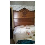Antique Oak Bed
