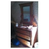 Antique Dresser w/ Mirror