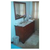 Maple Dresser & Mirror