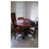 Oak Dining Table & Chairs
