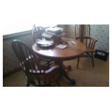 Oak Table & Chairs