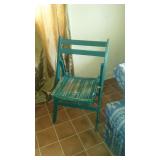 folding wooden chair