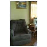 Recliner and end table