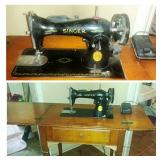 Antique Singer sewing machine. Works!