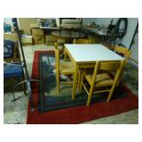 Dania Table with Leaf & 7 chairs