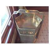Antique brass dim sum server