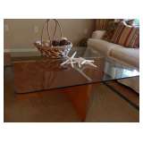 Classic Glass Top Coffee Table