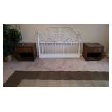 Queen Bed (mattress included) & Night Stands