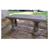 Heavy Concrete Outdoor Bench