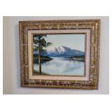 Beautiful Oil Painting & Ornate Frame