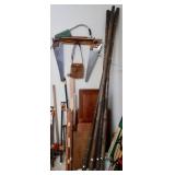 Hand Saws, Bamboo & Misc Wood Pieces