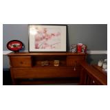 Vintage Headboard w/Matching Dresser