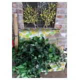 $2.00 eaGreenery & $10.00 Vintage Footlocker