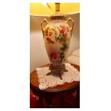 $35.00 Antique Handpainted Lamp