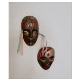 Brass Painted Masks