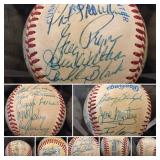 $100.00 FIRM!1984 Kansas City Royals Team Signed Baseball